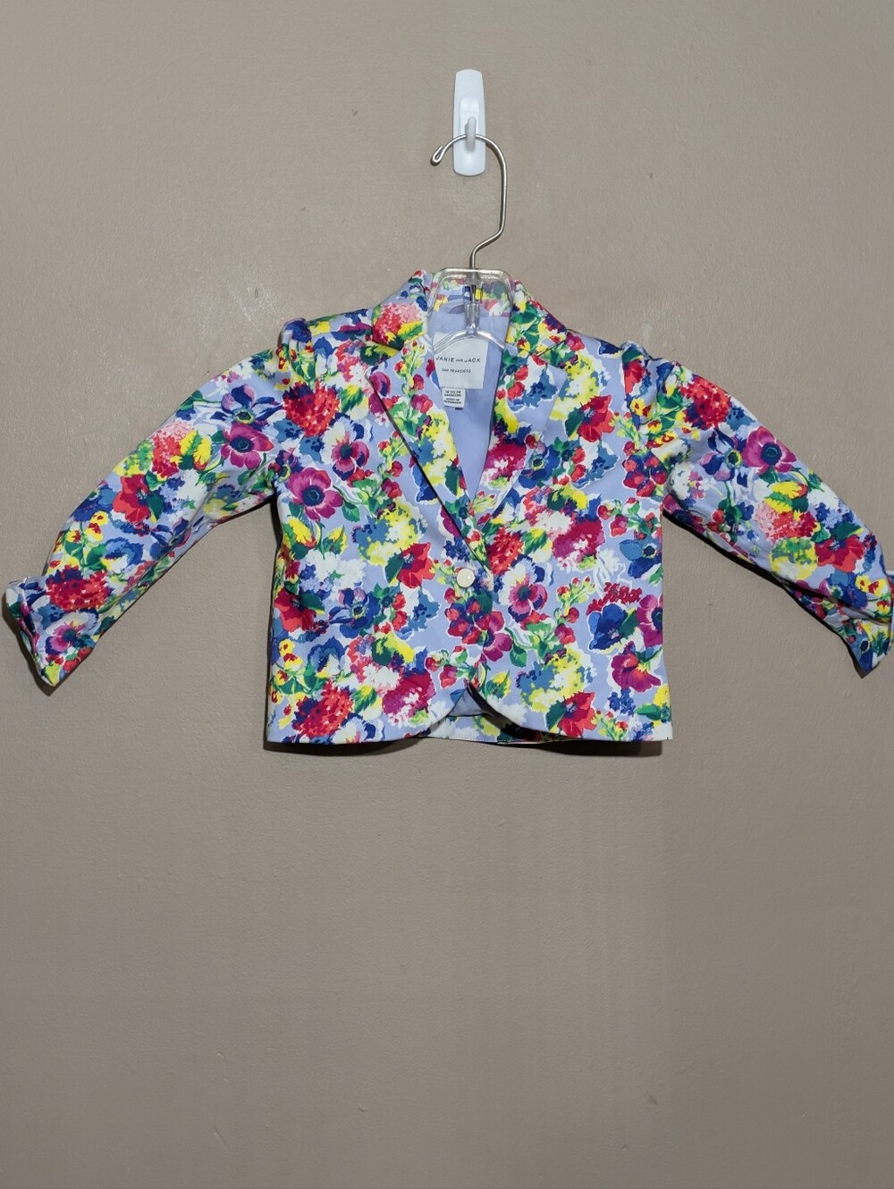 Floral Janie and jack blazer 18-24 months
